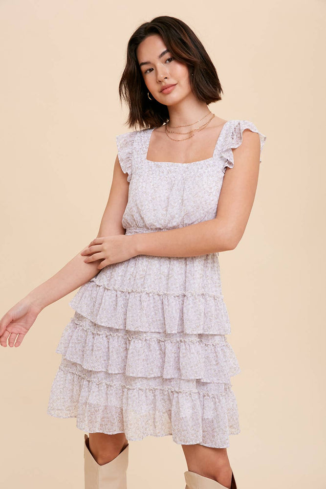 Life Is Better With Flowers Mini Dress