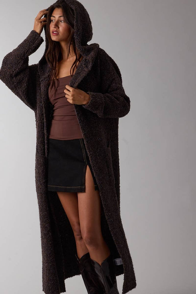 Winter Walks Long Cozy Cardigan