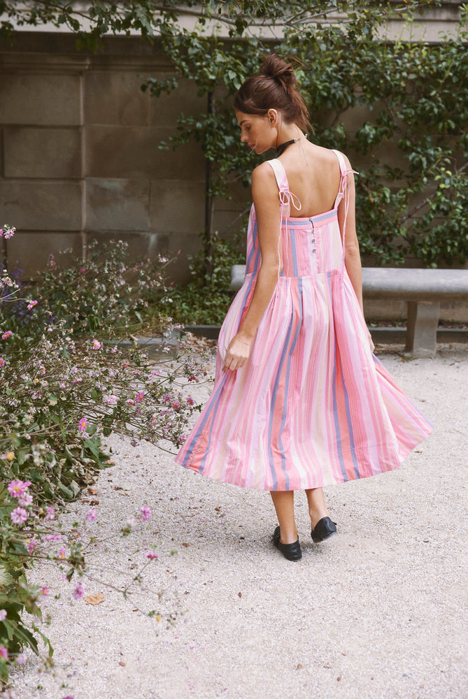 Primavera Stripe Midi