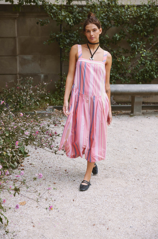 Primavera Stripe Midi